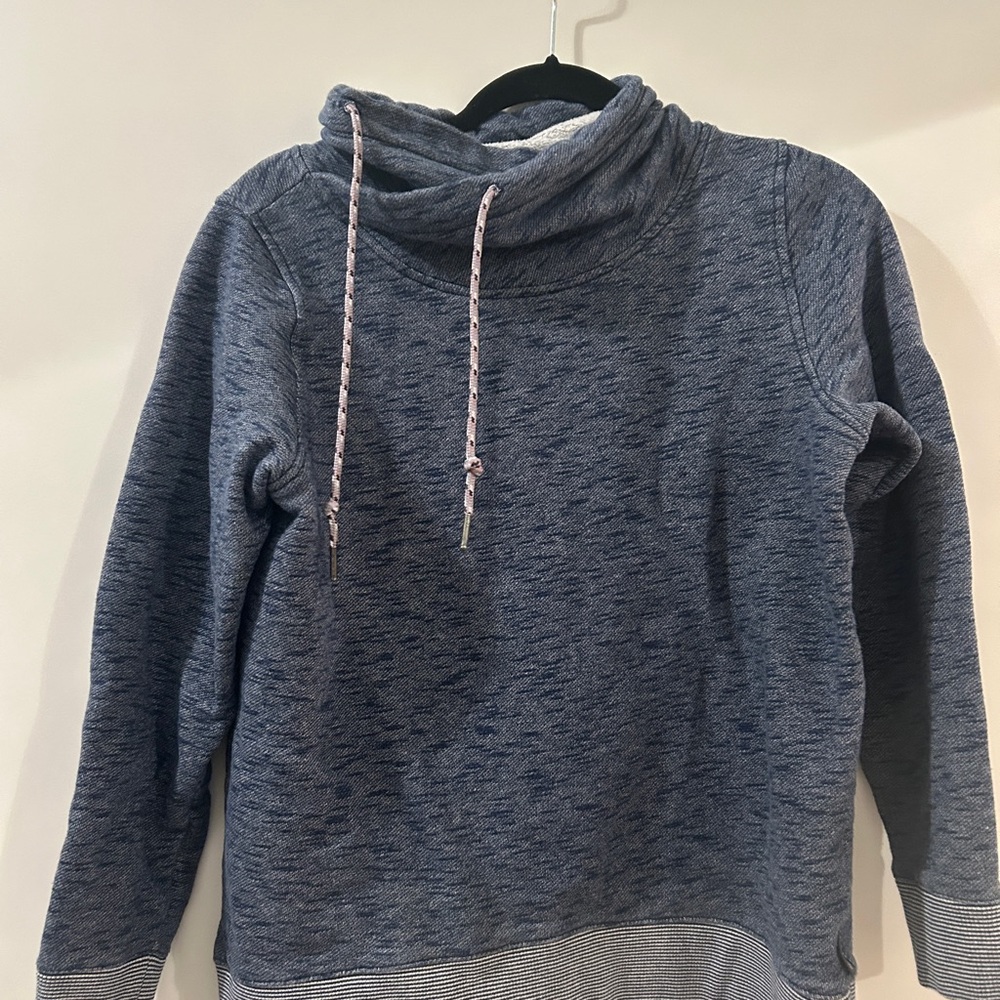 Columbia Cozy Funnel Neck Pullover Sweater - Blue